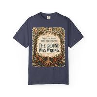 color:Denim | I Planted Roots When They Told Me the Ground Was Wrong — Denim front view