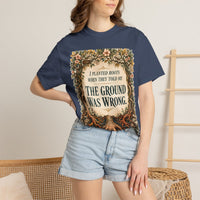 color:Midnight | I Planted Roots When They Told Me the Ground Was Wrong — Midnight lifestyle view