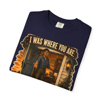 color:True Navy | I Was Where You Are. Someone Let Me Stay. — True Navy folded view