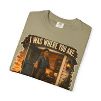 color:Khaki | I Was Where You Are. Someone Let Me Stay. — Khaki folded view