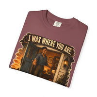 color:Brick | I Was Where You Are. Someone Let Me Stay. — Brick folded view