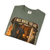 color:Moss | I Was Where You Are. Someone Let Me Stay. — Moss folded view