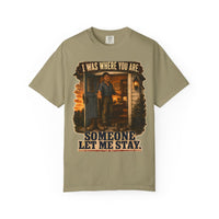 color:Khaki | I Was Where You Are. Someone Let Me Stay. — Khaki front view