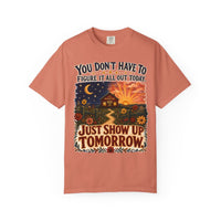 color:Terracotta | Just Show Up Tomorrow — Terracotta front view