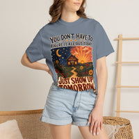 color:Blue Jean | Just Show Up Tomorrow — Blue Jean lifestyle view
