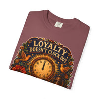 color:Brick | Loyalty Doesn't Clock Out at Midnight — Brick folded view