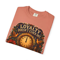 color:Terracotta | Loyalty Doesn't Clock Out at Midnight — Terracotta folded view