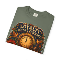 color:Moss | Loyalty Doesn't Clock Out at Midnight — Moss folded view