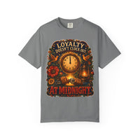 color:Grey | Loyalty Doesn't Clock Out at Midnight — Grey front view