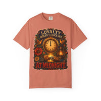 color:Terracotta | Loyalty Doesn't Clock Out at Midnight — Terracotta front view