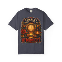 color:Navy | Loyalty Doesn't Clock Out at Midnight — Navy front view