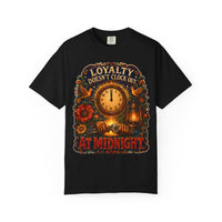 color:Black | Loyalty Doesn't Clock Out at Midnight — Black front view