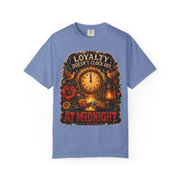 color:Washed Denim | Loyalty Doesn't Clock Out at Midnight — Washed Denim front view