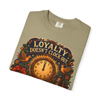 color:Khaki | Loyalty Doesn't Clock Out at Midnight — Khaki folded view