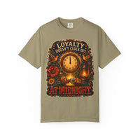 color:Khaki | Loyalty Doesn't Clock Out at Midnight — Khaki front view