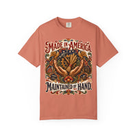 Made in America. Maintained by Hand. — front view