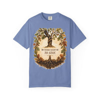 color:Washed Denim | My Father Taught Me To Stay. — Washed Denim front view