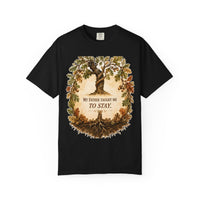 color:Black | My Father Taught Me To Stay. — Black front view