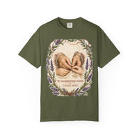 color:Hemp | My Grandmother's Hands Taught Mine — Hemp front view