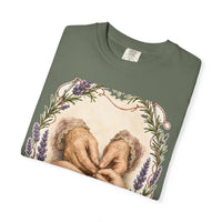 color:Moss | My Grandmother's Hands Taught Mine — Moss folded view
