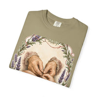 color:Khaki | My Grandmother's Hands Taught Mine — Khaki folded view