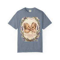 color:Blue Jean | My Grandmother's Hands Taught Mine — Blue Jean front view
