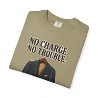 color:Khaki | No Charge, No Trouble — Khaki folded view