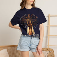color:True Navy | Nobody Noticed Who Was Holding It Together — True Navy lifestyle view