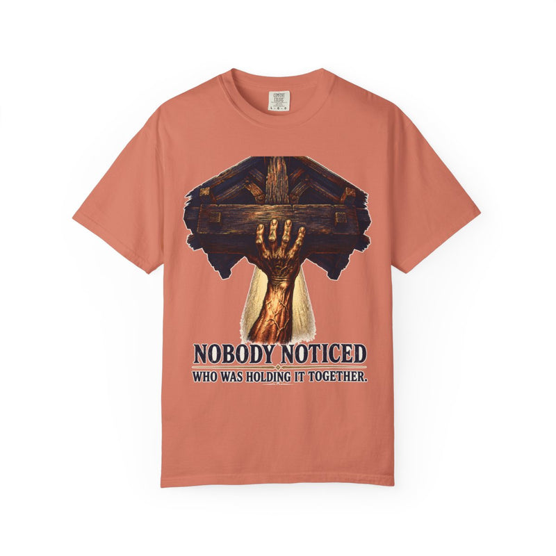color:Terracotta | Nobody Noticed Who Was Holding It Together — Terracotta front view