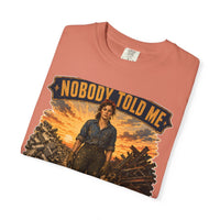 color:Terracotta | Nobody Told Me to Clear the Rubble — Terracotta folded view