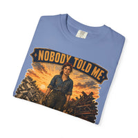 color:Washed Denim | Nobody Told Me to Clear the Rubble — Washed Denim folded view