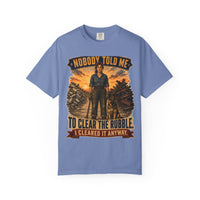color:Washed Denim | Nobody Told Me to Clear the Rubble — Washed Denim front view
