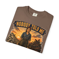 color:Espresso | Nobody Told Me to Clear the Rubble — Espresso folded view