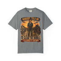 color:Grey | Nobody Told Me to Clear the Rubble — Grey front view
