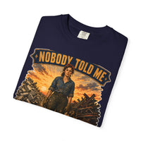 color:True Navy | Nobody Told Me to Clear the Rubble — True Navy folded view
