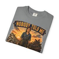 color:Grey | Nobody Told Me to Clear the Rubble — Grey folded view