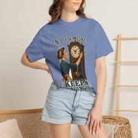 color:Washed Denim | Not If Someone Keeps Winding It — Washed Denim lifestyle view