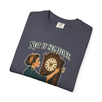 color:Navy | Not If Someone Keeps Winding It — Navy folded view