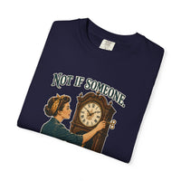 color:True Navy | Not If Someone Keeps Winding It — True Navy folded view