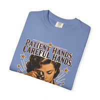color:Washed Denim | Patient Hands, Careful Hands — Washed Denim folded view