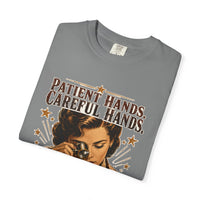 color:Grey | Patient Hands, Careful Hands — Grey folded view