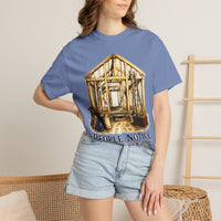 color:Washed Denim | People Notice When Someone Builds — Washed Denim lifestyle view