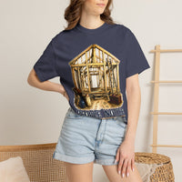 color:Denim | People Notice When Someone Builds — Denim lifestyle view