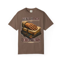 color:Espresso | Quiet Hands. Loud Work — Espresso front view