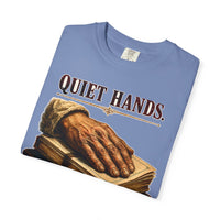color:Washed Denim | Quiet Hands. Loud Work — Washed Denim folded view