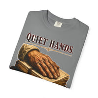 color:Grey | Quiet Hands. Loud Work — Grey folded view