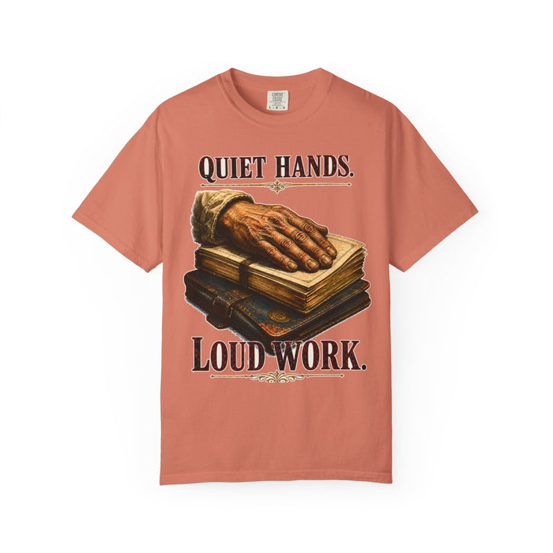 color:Terracotta | Quiet Hands. Loud Work — Terracotta front view