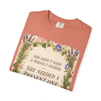 color:Terracotta | She Didn't Need a Perfect Father. She Needed a Present One. — Terracotta folded view