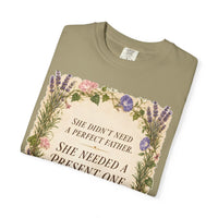 color:Khaki | She Didn't Need a Perfect Father. She Needed a Present One. — Khaki folded view