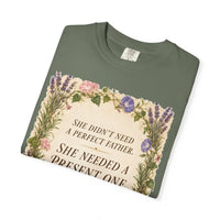 color:Moss | She Didn't Need a Perfect Father. She Needed a Present One. — Moss folded view
